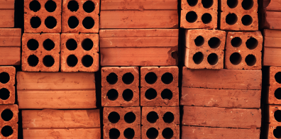 many concrete blocks next to each other